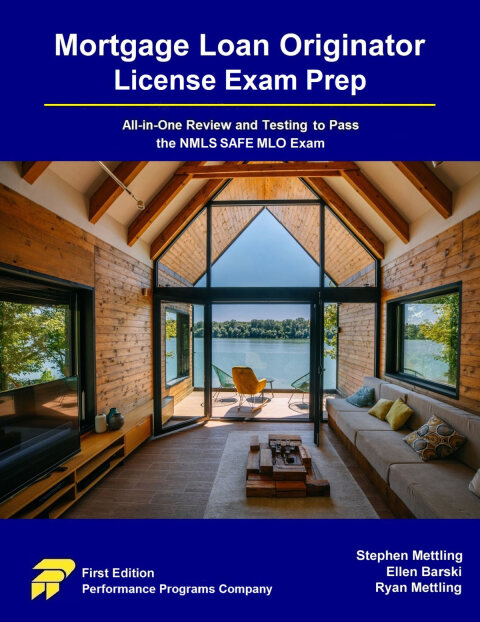 Cover image for book Mortgage Loan Originator License Exam Prep: All-in-One Review and Testing to Pass the NMLS SAFE MLO Exam