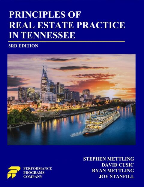 Cover image for book Principles of Real Estate Practice in Tennessee: 3rd Edition