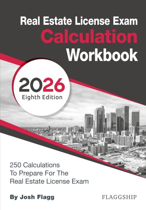 Cover image for book Real Estate License Exam Calculation Workbook: 250 Calculations to Prepare for the Real Estate License Exam (2023 Edition)