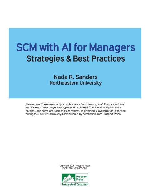 Scm With Ai For Managers: Strategies And Best Practices