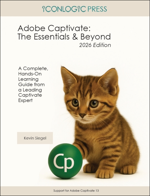 Cover image for book Adobe Captivate: The Essentials & Beyond: 2026 Edition (PDF)