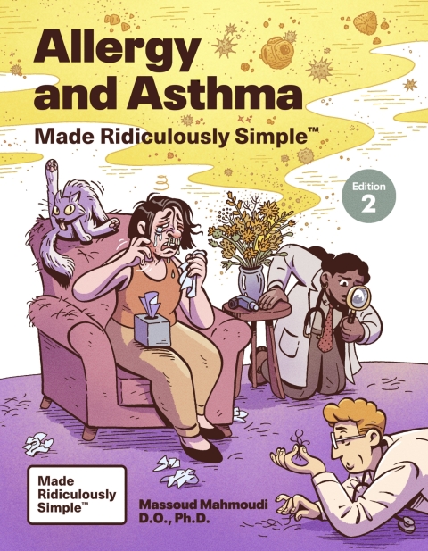 Cover image for book Allergy and Asthma Made Ridiculously Simple
