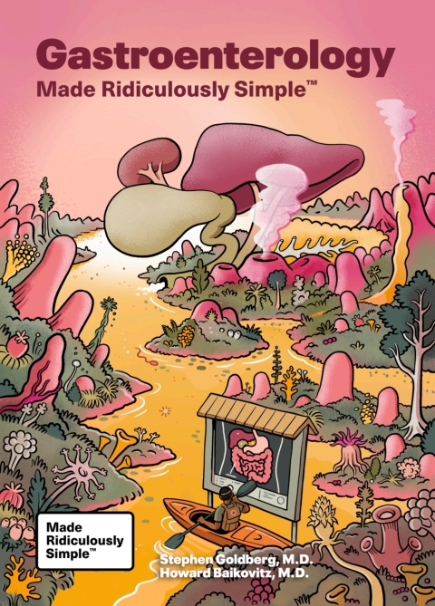 Cover image for book Gastroenterology Made Ridiculously Simple