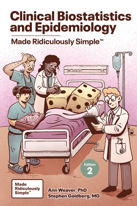 Cover image for book Clinical Biostatistics and Epidemiology Made Ridiculously Simple