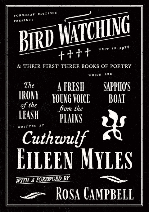 Cover image for book Bird Watching and their First Three Books of Poetry