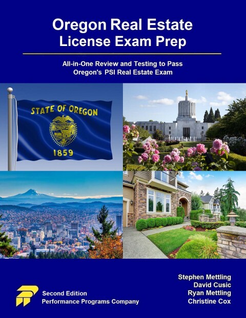 Cover image for book Oregon Real Estate License Exam Prep: All-in-One Review and Testing to Pass Oregon's PSI Real Estate Exam