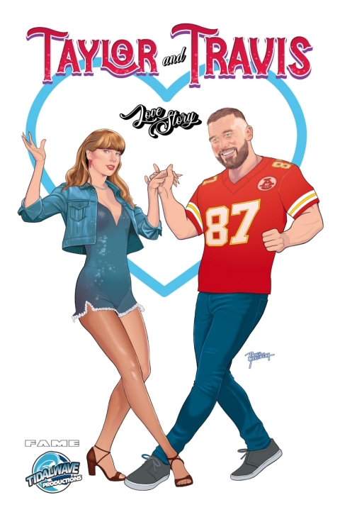 Cover image for book FAME: Taylor Swift and Travis Kelce: A LOVE STORY