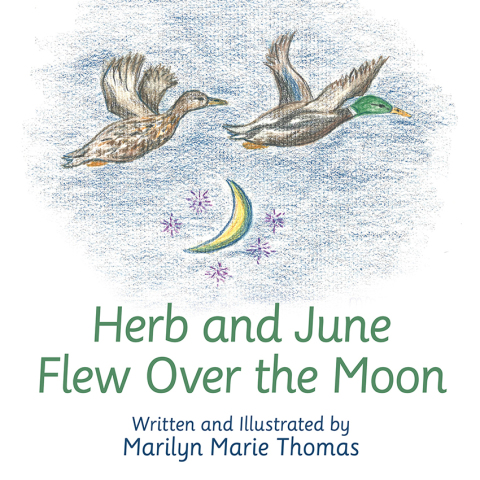 Cover image for book Herb and June Flew over the Moon