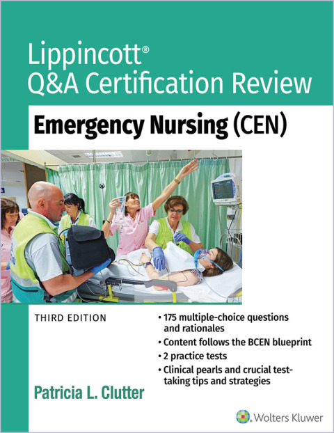 Cover image for book Lippincott Q&A Certification Review: Emergency Nursing (CEN)