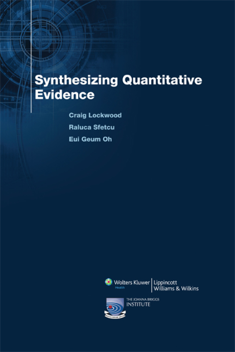 Cover image for book Synthesizing Quantitative Evidence