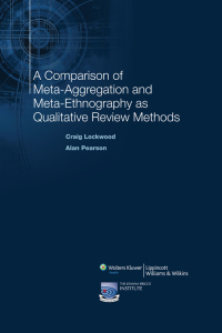 Titelbild: A Comparison of Meta-Aggregation and Meta-Ethnography as Qualitative Review Methods
