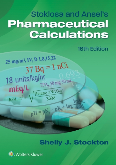 Cover image for book Stoklosa and Ansel's Pharmaceutical Calculations