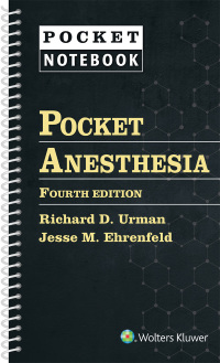 Cover image: Pocket Anesthesia 4th edition 9781975136796