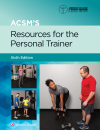 Cover image: ACSM's Resources for the Personal Trainer 6th edition 9781975153205