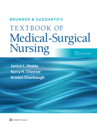 Cover image: Brunner & Suddarth's Textbook of Medical-Surgical Nursing 15th edition 9781975161033
