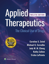Cover image: Applied Therapeutics 12th edition 9781975167097