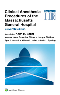 Clinical Anesthesia Procedures of the Massachusetts General Hospital
