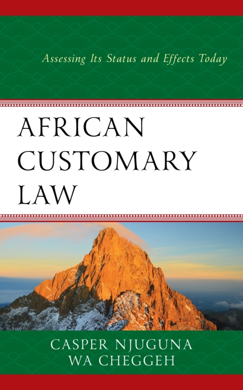 Cover image for book African Customary Law