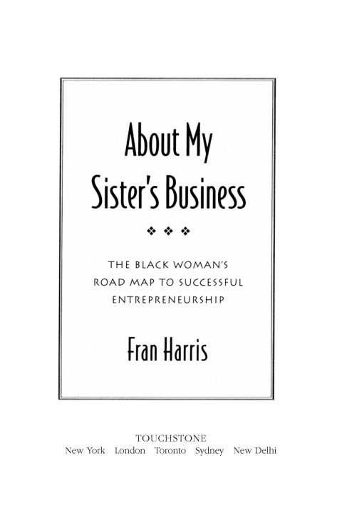 Cover image for book About My Sister's Business