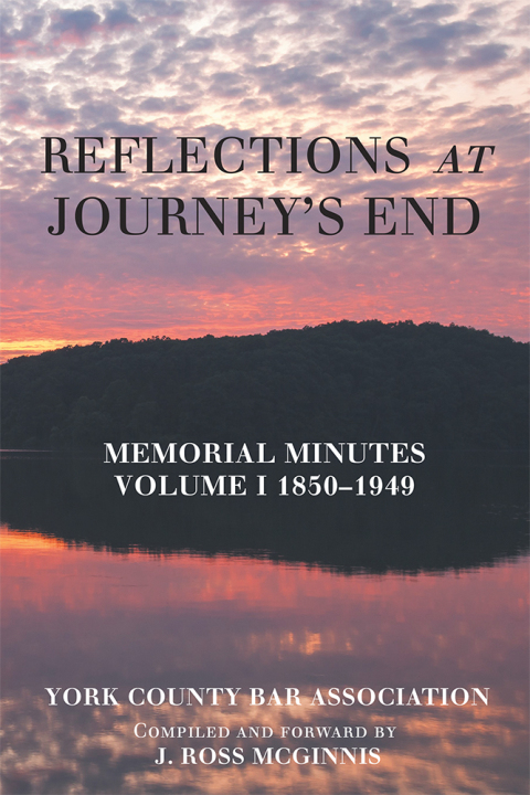 Cover image for book Reflections at Journey’s End
