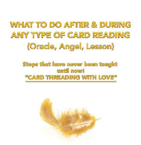 Cover image for book What to Do After & During   Any Type of Card Reading (Oracle, Angel, Lesson)
