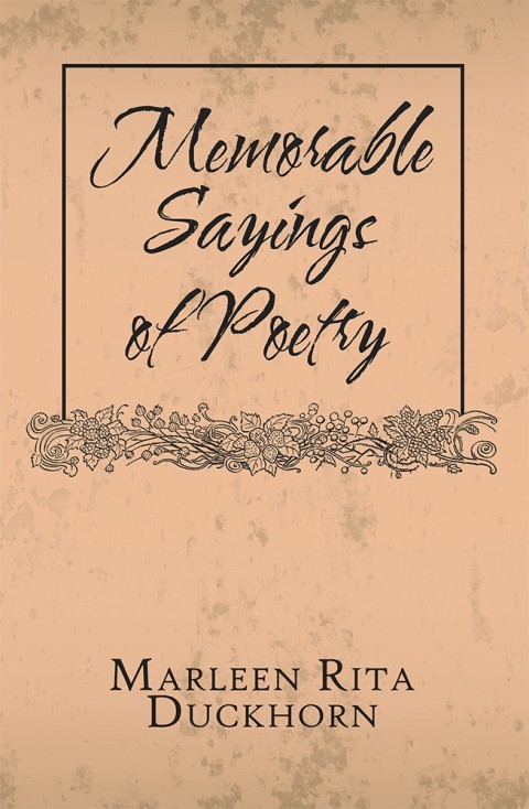 Cover image for book Memorable Sayings of Poetry