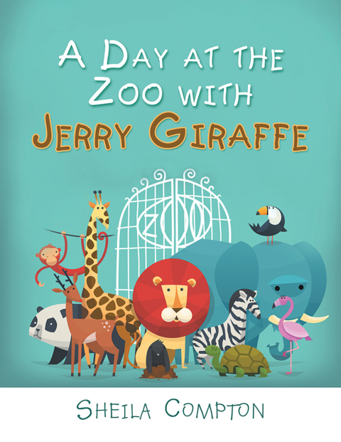 Cover image for book A Day at the Zoo with Jerry Giraffe