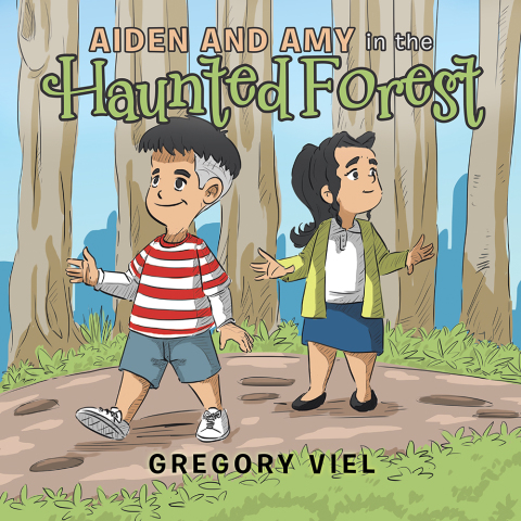Cover image for book Aiden and Amy in the Haunted Forest