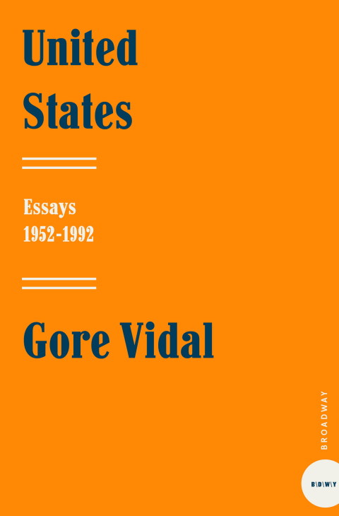 Cover image for book United States: Essays 1952-1992