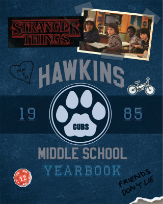 Hawkins Middle School Yearbook/Hawkins High School Yearbook (Stranger Things)