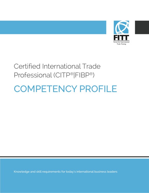 Cover image for book Certified International Trade Professional (CITP|FIBP) Competency Profile