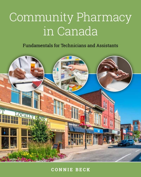 Cover image for book Community Pharmacy in Canada: Fundamentals for Technicians and Assistants