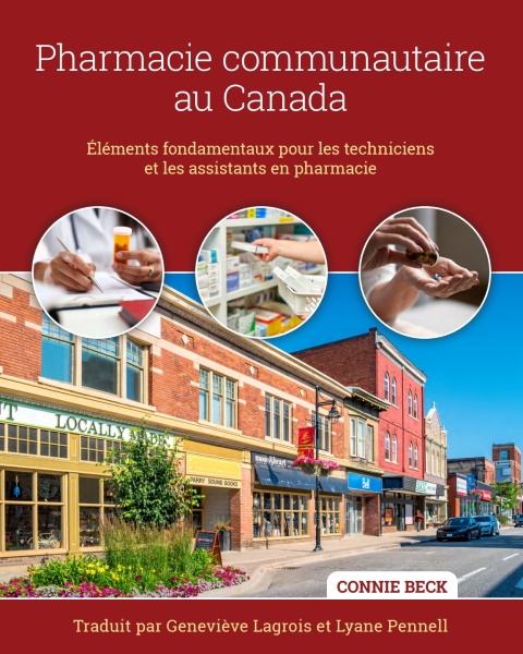 Cover image for book Pharmacie communautaire au Canada : Éléments fondamentaux pour les techniciens et les assistants