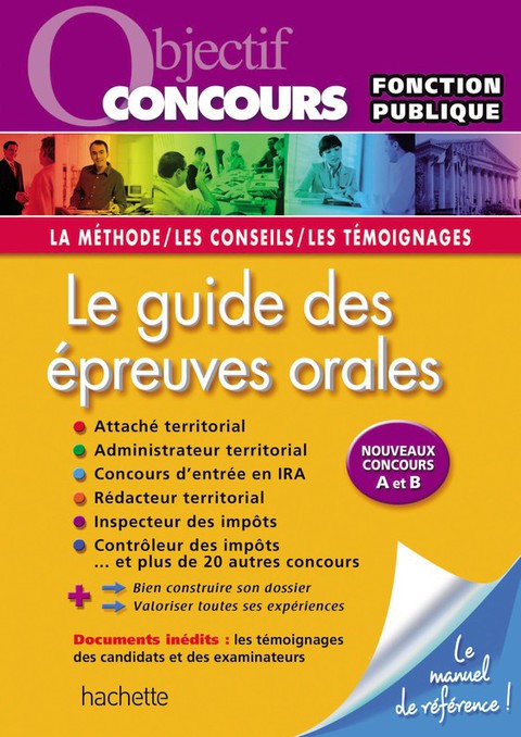 Cover image for book Objectif Concours Le guide des épreuves orales