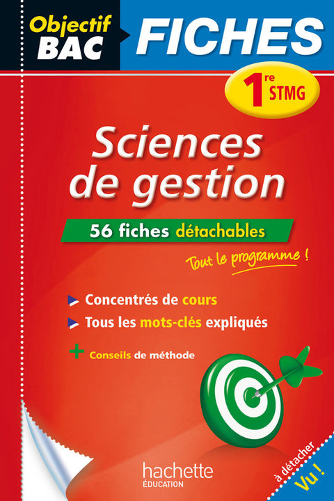 Cover image for book Fiches Sciences de gestion 1re STMG