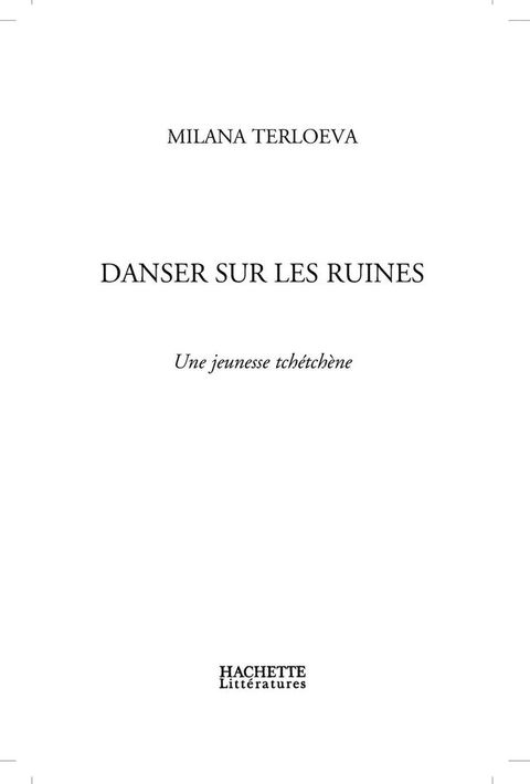 Cover image for book Danser sur les ruines