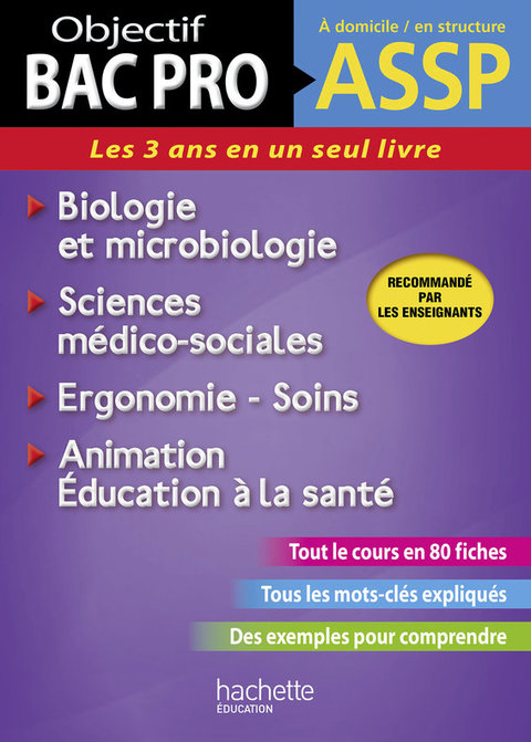 Cover image for book Fiches ASSP Soins, santé, Biologie et microbiologie
