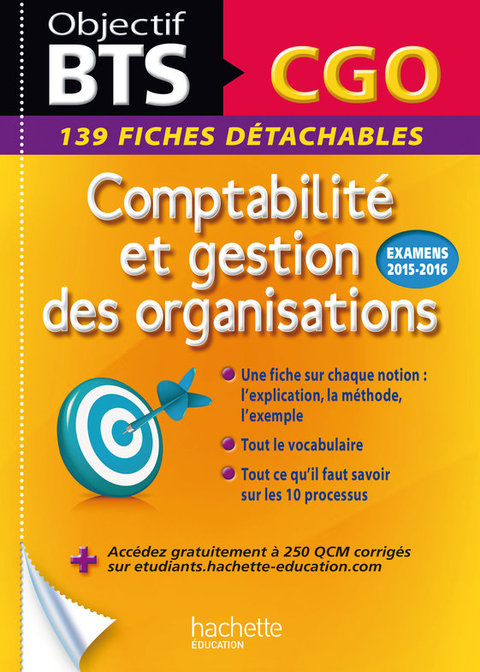 Cover image for book Objectif Bts Fiches Cgo 2015