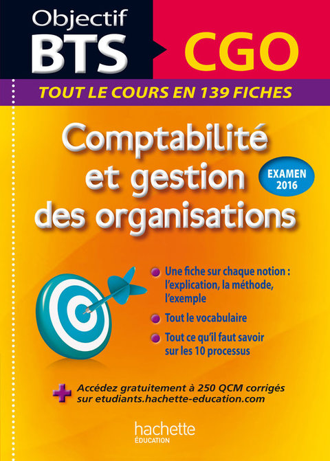 Cover image for book Objectif BTS Fiches CGO 2016