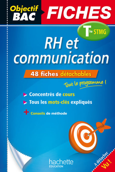 Cover image for book Objectif Bac Fiches RH et Com Term STMG