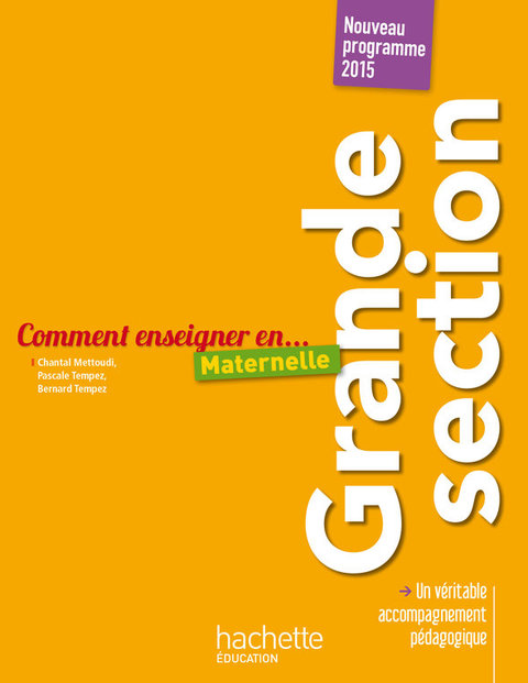 Cover image for book Comment enseigner en Grande Section