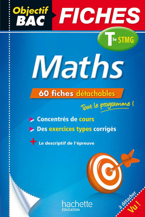 Cover image for book Objectif Bac - Fiches - Maths Terminale STMG