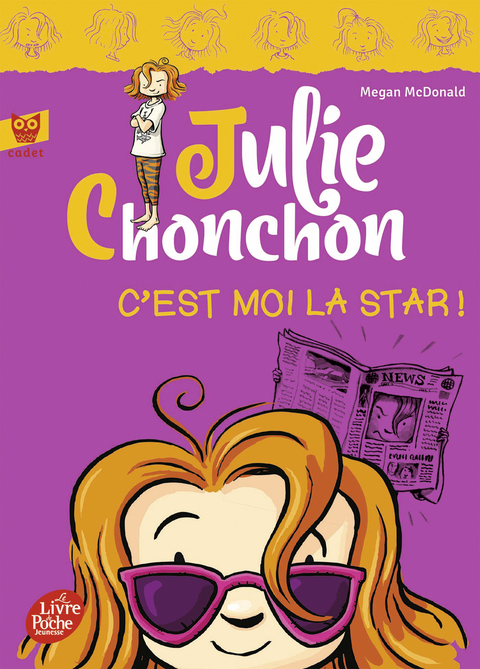 Cover image for book Julie Chonchon - Tome 4 - C'est moi la star !