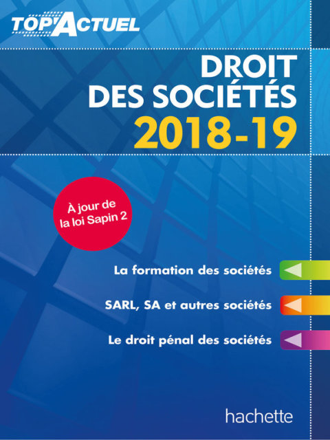 Cover image for book Top'Actuel Droit Des Sociétés 2018-2019