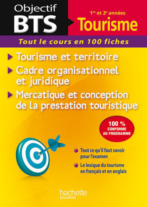 Cover image for book Objectif BTS Fiches Tourisme