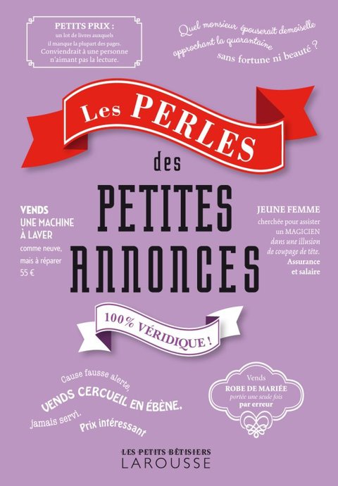 Cover image for book Les Perles des petites annonces