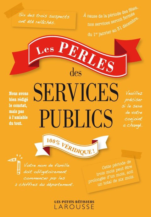 Cover image for book Les Perles des services publics