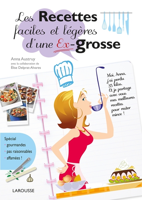Cover image for book Les Recettes faciles et légères d'une Ex-grosse