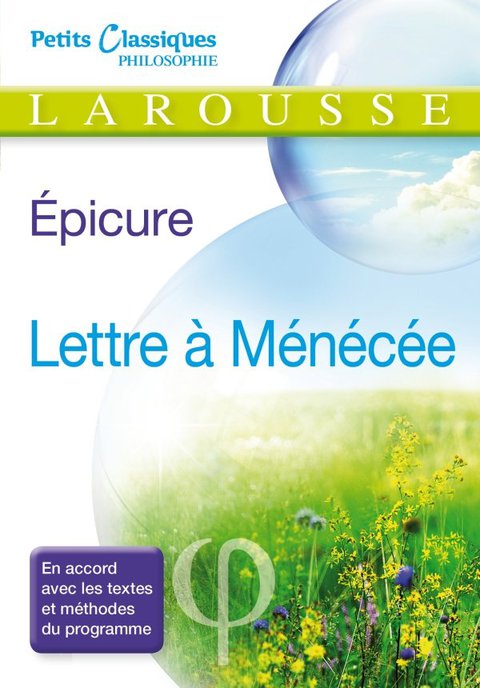 Cover image for book Lettre à Ménécée et autres textes