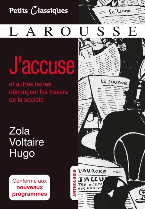 Cover image for book J'accuse et autres textes dénonçant les travers de la société